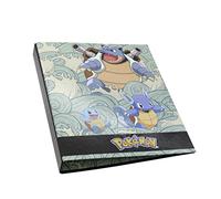 Pokemon® Classeur 4 anneaux Squirtle, fournitures scolaires, classeur, carpesan, trieur, bleu, produit officiel (CyP Brands), vert, 0, Traditionnel