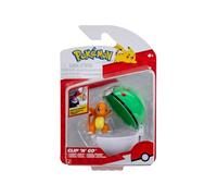 Pokémon Clip 'N' Go Charmander and Friend Ball - Comprend une figurine de combat de 5,1 cm et un accessoire Poké Ball