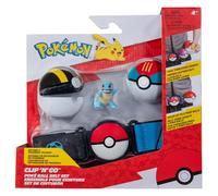 Jazwares Ensemble Pokémon Clip 'N' Go – Ceinture à thème, Figurine de combat 5,1 cm, Multicolore