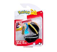 Pokémon Clip N Go - Honedge w. Balle de luxe - Compatible avec les figurines de combat et les ensembles de ceinture - Jouet officiel Pokémon pour enfants de 3 ans et plus