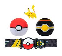 Figurine de collection Pokemon L'ensemble Pokemon Clip N Go, Poke Ball, Luxury Ball ?i Pikachu