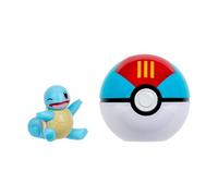 Pokémon Clip 'N' Go Squirtle and Lure Ball - Comprend Une Figurine de Combat de 5,1 cm et Un Accessoire Poké Ball