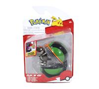 Pokémon Clip 'N' Go – Ptyranidur et Sombre Ball – Figurine de combat 5 cm et Sombre Ball