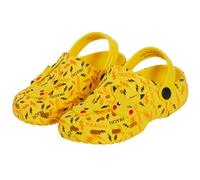 Pokémon Clogs Pikachu avec Charms, Sandales pour Enfants, garçons et Filles, Sliders d'été avec Sangle à la Cheville, Chaussures de Plage pour Les Vacances