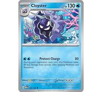 Pokemon Cloyster 091/165 - Pokemon 151 - Carte unique holographique inversée