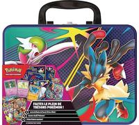 Pokémon : Coffre de Collection : Méga-Gardevoir et Méga-Lucario (3 Cartes Promo Brillantes, 6 boosters et Plus)