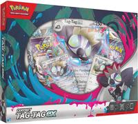 Pokémon Coffret JCC Tag-Tag-ex – 2 cartes promo brillantes, 1 grand format, 4 boosters