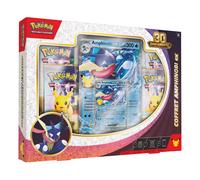 Pokémon : Coffret Dresseur d’élite 30ᵉ Anniversaire du JCC Pokémon (1 Carte Promo entièrement illustrée, 9 boosters et des Accessoires de Jeu Premium)