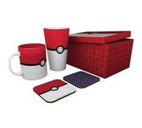ABYstyle Pack Pokémon – Verre XXL, Mug et 2 sous-verres Pokéball
