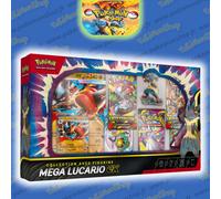 Pokémon Coffret Collection Mega Lucario Ex Figurine FR Neuf Scellé