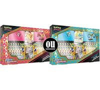 Pokemon Coffret Collection Premium avec Figurine Zénith Suprême: Zacian ou Zamazenta Chromatique Modèle aléatoire - Version Française ZAC/ZAM-EB12.5-FR
