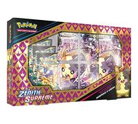 Pokemon Coffret Collection Premium avec Tapis de Jeu Zénith Suprême: Morpeko V-Union Jeu de société Cartes à Collectionner A partir de 6 Ans - Version Française EB12.5-MOR