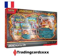Pokémon : Collection spéciale Dracaufeu-ex du JCC Pokémon (1 Carte Promo Brillante, 2 Cartes Brillantes, 1 Carte Grand Format lenticulaire et 5 boosters)