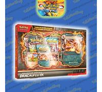 Pokémon : Collection spéciale Dracaufeu-ex du JCC Pokémon (1 Carte Promo Brillante, 2 Cartes Brillantes, 1 Carte Grand Format lenticulaire et 5 boosters)