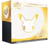 Pokémon : Coffret Dresseur d’élite 30ᵉ Anniversaire du JCC Pokémon (1 Carte Promo entièrement illustrée, 9 boosters et des Accessoires de Jeu Premium)