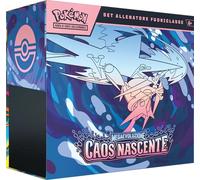 Pokémon : Coffret Dresseur d’Élite de l’Extension Méga-Évolution - Chaos Naissant du JCC Pokémon (1 Carte Figure entière, 9 boosters d’Extension et Accessoires Premium), Édition en