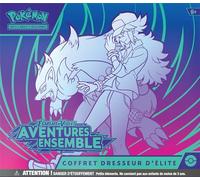 JCC Pokémon : Coffret Dresseur d’élite Écarlate et Violet - Aventures Ensemble (1 Carte Promo entièrement illustrée, 9 boosters et des Accessoires de Jeu Premium)