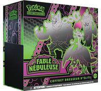 Pokémon: Coffret Dresseur d’élite Écarlate et Violet - Fable Nébuleuse du JCC Pokémon (1 Carte Promo entièrement illustrée, 9 boosters et des Accessoires de Jeu Premium)