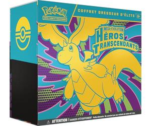 Pokémon : Coffret Dresseur d’élite Méga-Évolution - Héros Transcendants (1 Carte Promo entièrement illustrée, 9 boosters et des Accessoires de Jeu Premium)