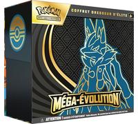 Pokémon : Coffret Dresseur d’élite Méga-Évolution - Lucario du JCC Pokémon (1 Carte Promo entièrement illustrée, 9 boosters et des Accessoires de Jeu Premium)