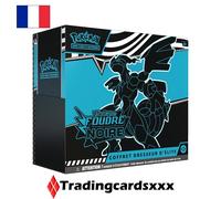 Pokémon : Coffret Dresseur d’élite Écarlate et Violet - Foudre Noire - Zekrom du JCC Pokémon (1 Carte Promo Entièrement Illustrée de Fulguris, 9 Boosters et des Accessoires de Jeu Premium)