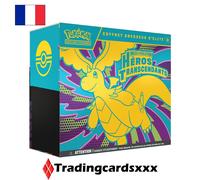 Pokémon : Coffret Dresseur d’élite Méga-Évolution - Héros Transcendants (1 Carte Promo entièrement illustrée, 9 boosters et des Accessoires de Jeu Premium)