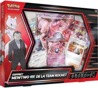 Pokémon: Coffret Mewtwo-ex de la Team Rocket du JCC Pokemon (1 Carte Promo Brillante, 1 Carte Grand Format Brillante et 4 boosters)