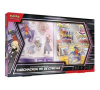 Pokémon Coffret Premium Carcharok Ex de Cynthia – 3 cartes brillantes + 6 boosters – FR Neuf scellé