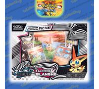 Pokémon : Collection Illustration Unys - Victini (1 Carte Promo Brillante entièrement illustrée, 4 boosters et 1 Carte Promo Grand Format Brillante « Illustration Rare ») du JCC Pokémon