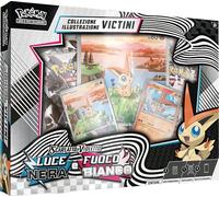 Pokémon: Collection Illustration Victini - Unima Del GCC (Papier holographique Complet, Quatre enveloppes d'expansion et Une Carte holographique géante dans Un Style Rare Illustration)
