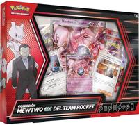 Pokémon: Collection Mewtwo ex de l'équipe Rocket JCC Pokémon (1 Carte Promo holographique, 1 Carte holographique surdimensionnée et 4 enveloppes d'amélioration)