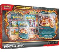 Pokémon : Collection spéciale Dracaufeu-ex du JCC Pokémon (1 Carte Promo Brillante, 2 Cartes Brillantes, 1 Carte Grand Format lenticulaire et 5 boosters)