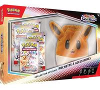 Pokémon: Collection spéciale Pochette à Accessoires Écarlate et Violet - Évolutions Prismatiques du JCC Pokémon (5 boosters et Une Pochette à Accessoires)