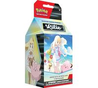 Pokémon : Collection Tournoi Premium - Lilie du JCC Pokémon (1 Carte Promo Brillante entièrement illustrée de Mélofée-ex de Lilie, 6 boosters et des Accessoires)