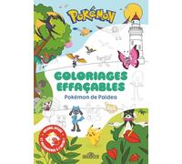Pokémon - Coloriages effaçables - Les Pokémon de Paldea - Bloc de coloriages à refaire à l'infini - Dès 3 ans