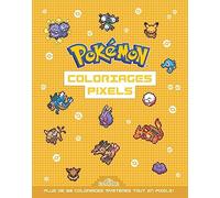 Pokémon - Coloriages pixels - Cahier avec plus de 60 coloriages pixels - Dès 5 ans