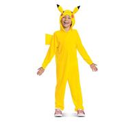 Pokémon | Costume Capuche Pikachu Enfant | Taille 7-8 Ans | Déguisement à Capuche | Licence Officielle Pokémon | Doux et Confortable | pour Anniversaires ou Fêtes | Idée Cadeau pour Fan