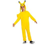 Pokémon | Costume Pikachu Enfant | Taille 4-6 Ans | Déguisement Deluxe - Avec Queue et Masque | Licence Officielle Pokémon | Doux et Confortable | Pour Anniversaires ou Fêtes | Idée Cadeau Fan