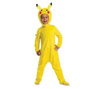 Pokémon | Déguisement Pikachu Enfants | Taille 3-4 Ans | Combinaison avec Queue + Coiffe | Licence Officielle Pokémon | Confortable | Grenouillère | Jeu Vidéo | Pour Toutes Occasions | Idée Cadeau Fan