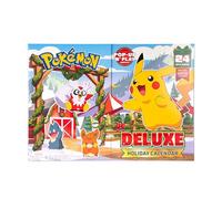 Pokémon Deluxe X-mas Advent Calendrier 2025 PKW4117 - Multicolore - Comprend 24 figurines de combat sur le thème de Noël + 4 accessoires - Jeu officiel Pokémon pour enfants 4+