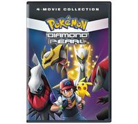 Pokemon Diamond And Pearl Movie Collection Standard [Dvd] Black, 2 Pack