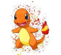Pokémon | Diamond Art | Sans cadre | 15 ans et plus | Environ 20 cm x 30 cm | Charmander