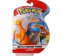 Pokemon Dracaufeu - Figurine Deluxe Action : Fonction De Combat - Pokemon Orange - Jouet Garcon