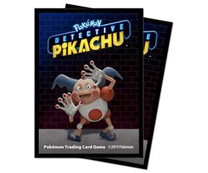 Pokémon E-15202 Ultra Pro-Detective Pikachu-Mr Mime Lot de 65 Pochettes de Protection pour Pont