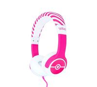 Pokemon - Écouteurs intra-auriculaires, Pokeball OH165 (taille unique) (Rose/Blanc)