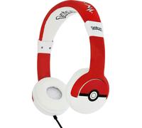 OTL Technlogies Pokemon Pokeball Junior Casque d'écoute, Filaire, pour Enfants (Produit sous Licence Officielle)