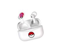 Pokemon Écouteurs TWS sans Fil Bluetooth 5.3 avec Étui Design Pokéball Blanc