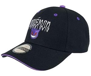 Pokémon Ectoplasma Unisexe Casquette Noir 85% Polyacrylique, 15% Coton