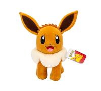 Pokémon Peluche Eevee 1 W16, douce 30,5 cm, détails authentiques, Multicolore