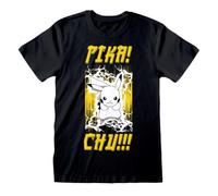 Pokémon 'Electrifying' (Noir) T-Shirt - NOUVEAU ET OFFICIEL